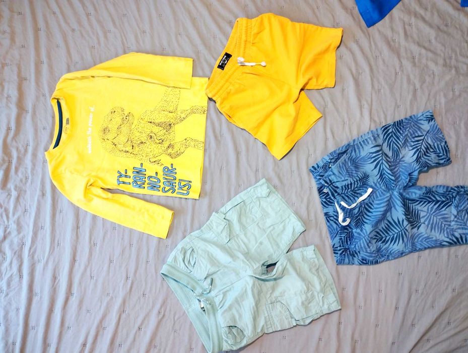 Fajna paczka ubrań dla chłopca 122 128