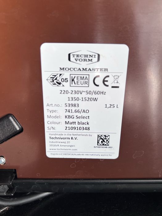 Moccamaster KBG Select czarny
