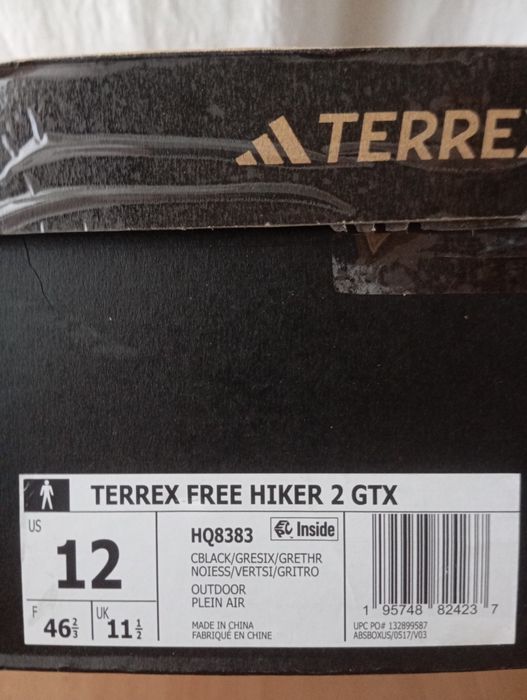 Adidas Terrex gore-tex 46 размер.