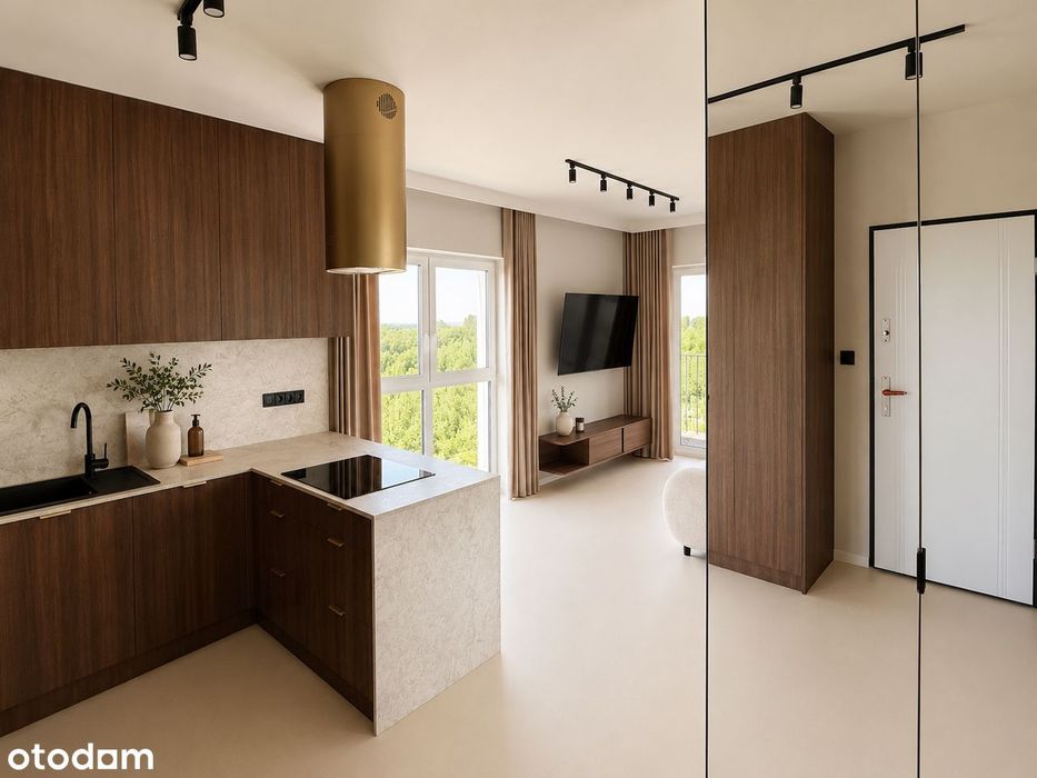 Nowe, luksusowe mieszkanie 38 m2 z ogromnym tarasem 75 m²  Wysoki stan