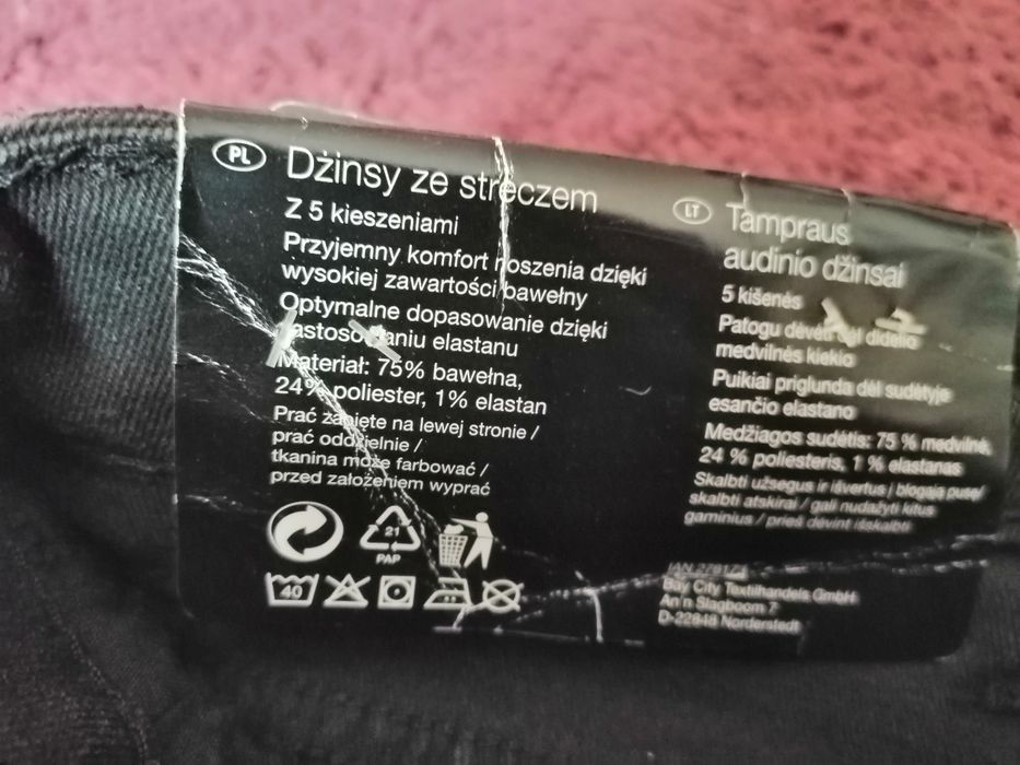 NOWE spodnie jeansy damskie r. S(36)
