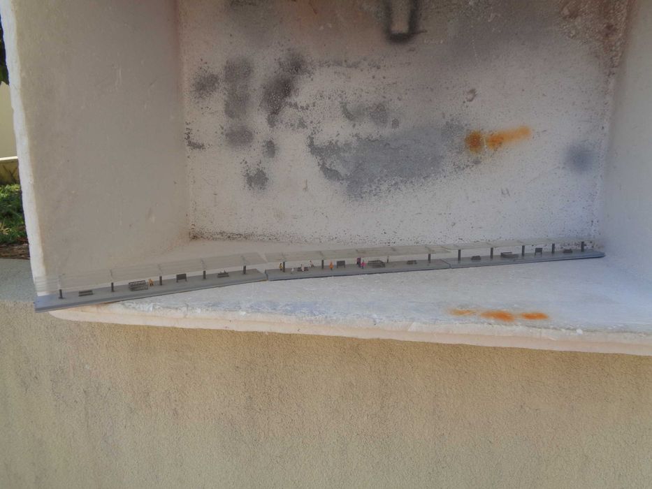 1:160 Plataformas de estação 3 peças pista comboio