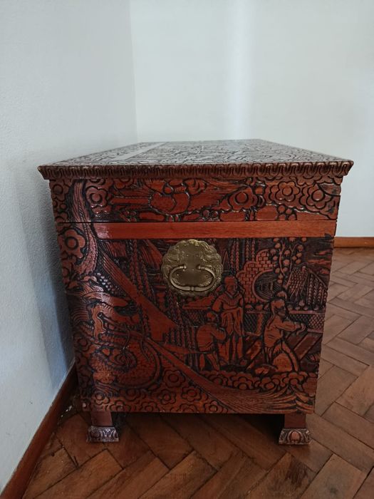 Arca em madeira rustica