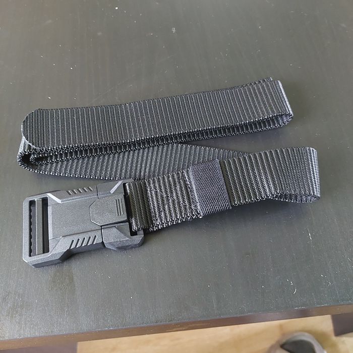 Męski pasek parciany 120cm.