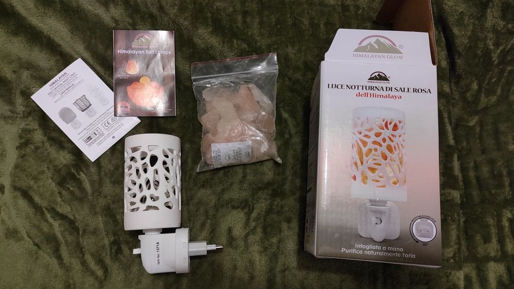Соляна лампа. Світильник. 220v. Лікувальна. Гімалайська сіль.