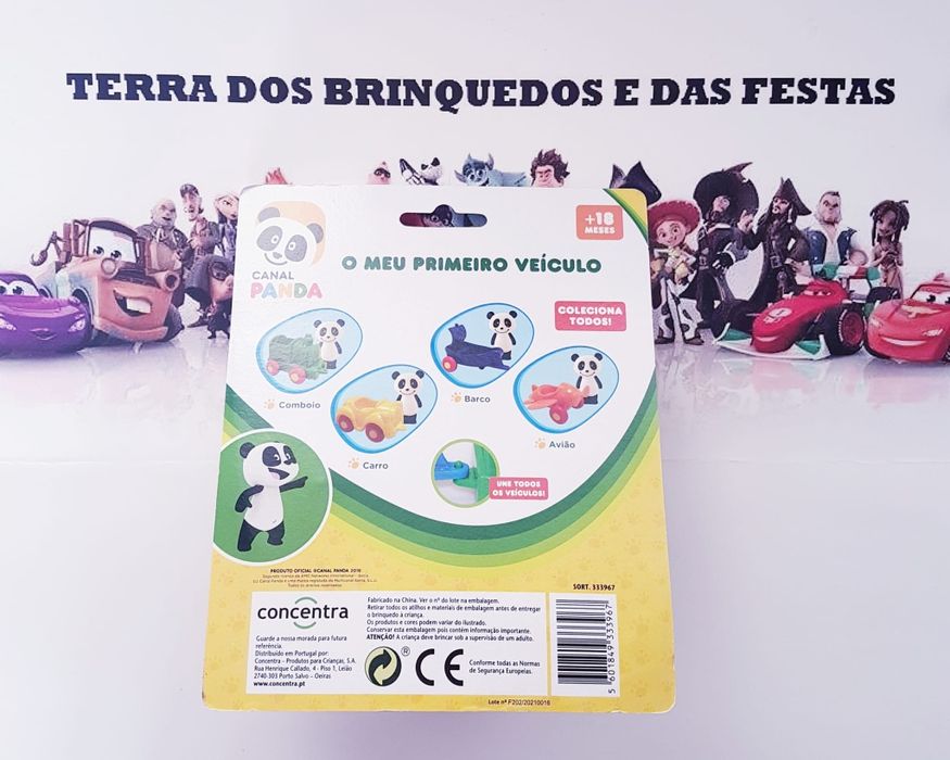Figura Panda e o veículo - Canal Panda (Portes Incluidos)