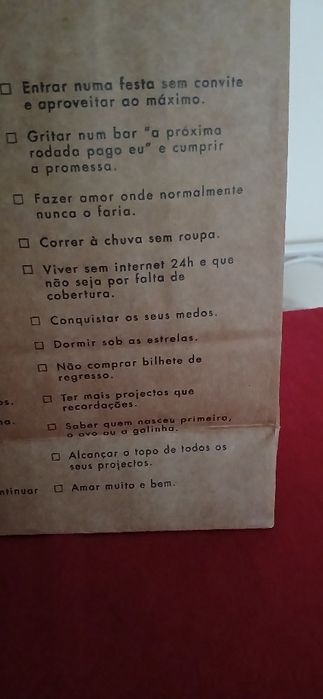 Saco de papel Natura