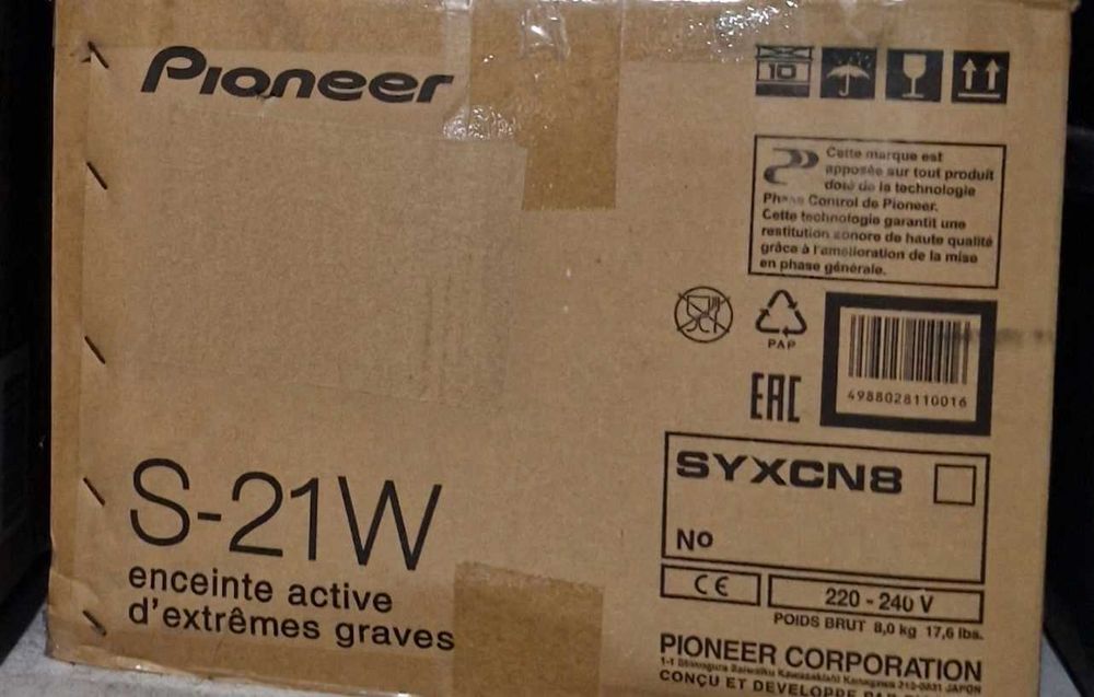 Sistema de Som Home Cinema - Pioneer VSX-531 + Colunas Wharfedale + Subwoofer