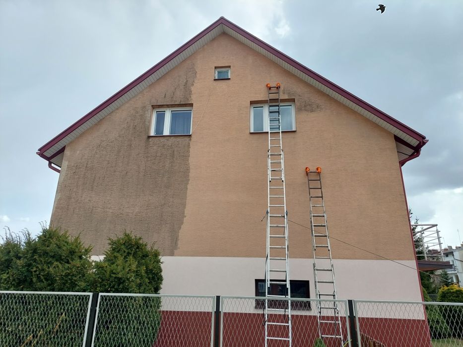 MALOWANIE DACHÓW  mycie i malowanie elewacji kostki brukowej