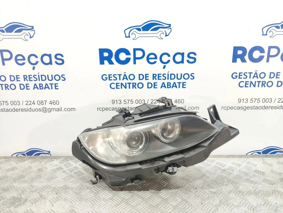 Conjunto Farol Otica Frente Frontal Direita Original Xenon BMW Serie