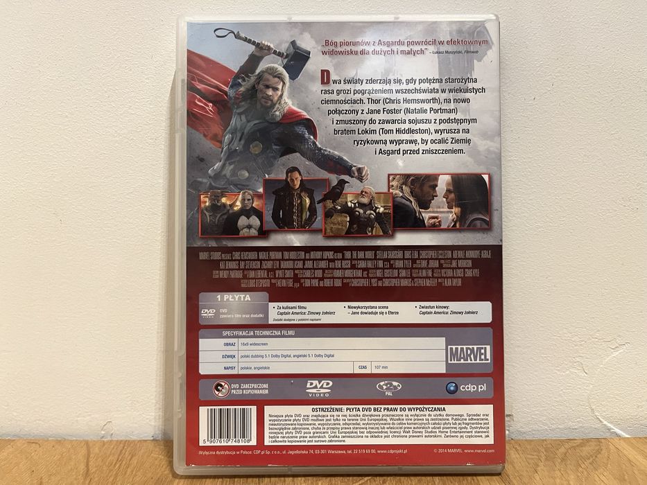 Thor Mroczny Świat film DVD