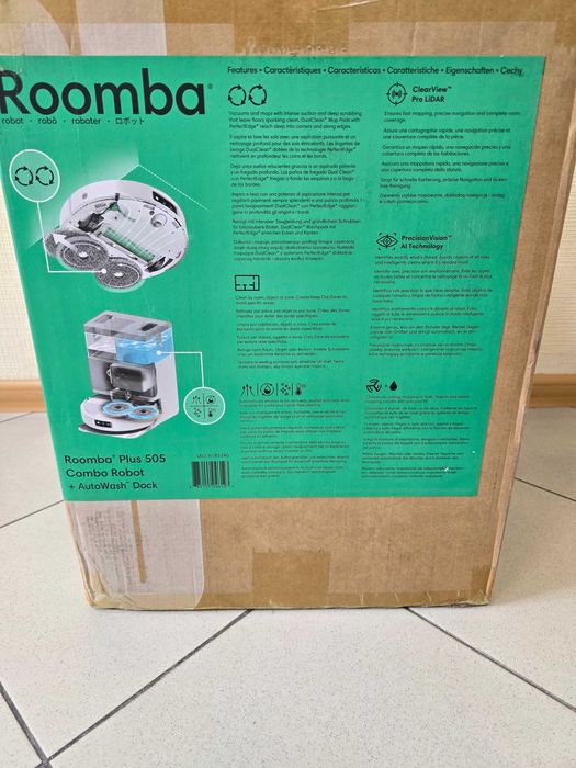 Робот-пилосос з вологим прибиранням iRobot Roomba Combo 505+