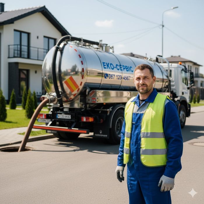 Асенізатор викачка зливних ям туалетів недорого
