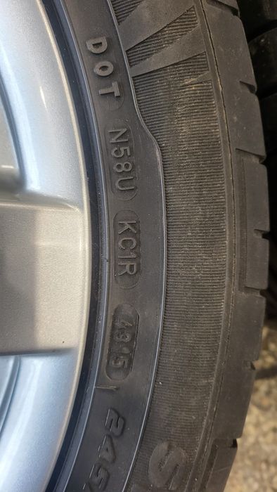 Komplet kół alu 5x120 et 45