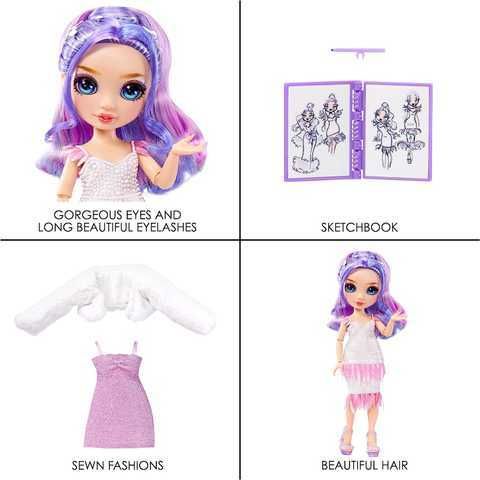 Розпродаж до 15.05! Ігровий набір Rainbow High Fantastic Fashion Violet Willow