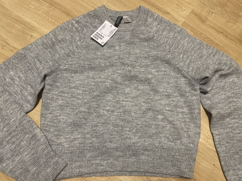 Szary sweterek,nowy z metką z h&m