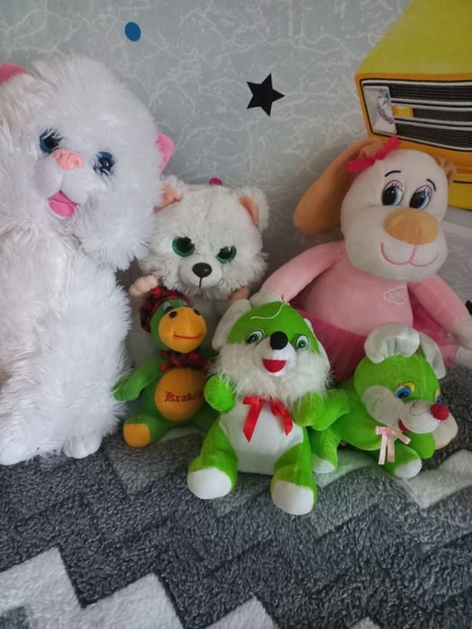 Мягкие игрушки, в отличном состоянии