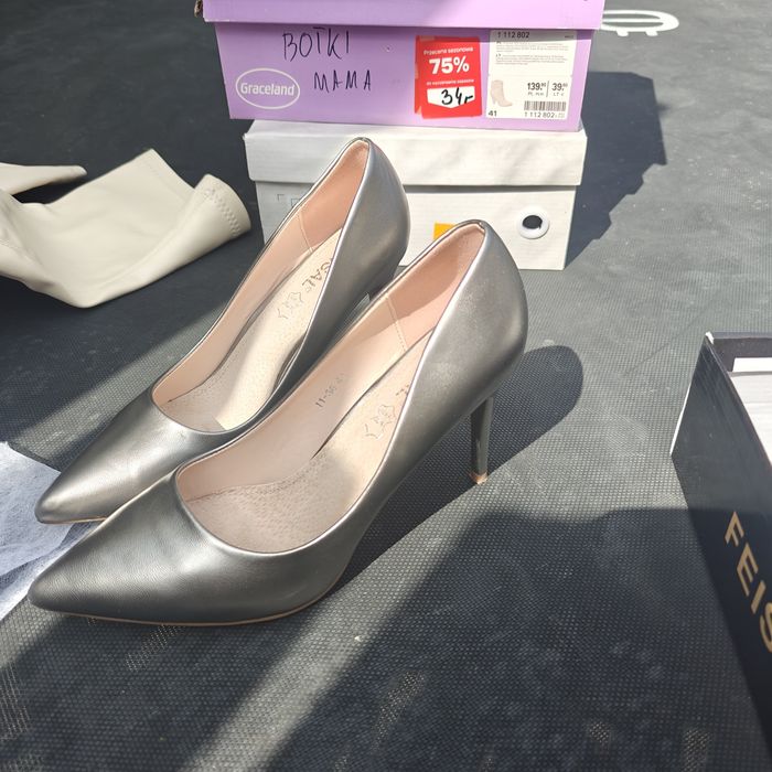 Buty damskie 41. Botki, Kozaki, szpilki 6 par