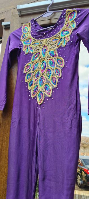 Kombinezon aerial silk hoop akrobatyka powietrzna wzrost 146-152