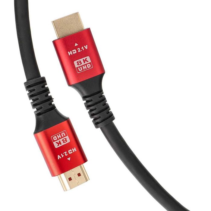 Kabel HDMI długi 2m ver. 2,1 8K Ultra High Speed, HDR, eARC, VRR