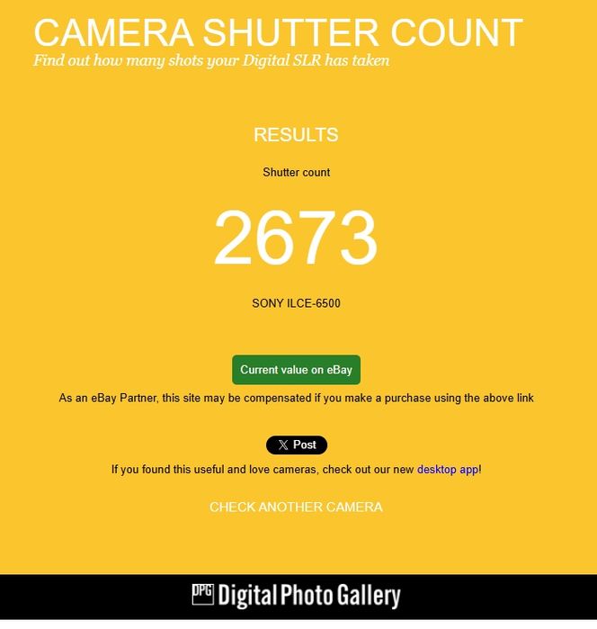 Sony a6500 body only