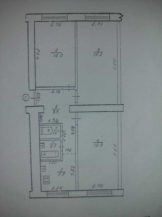 Продаж 3к квартири по вул.Юності