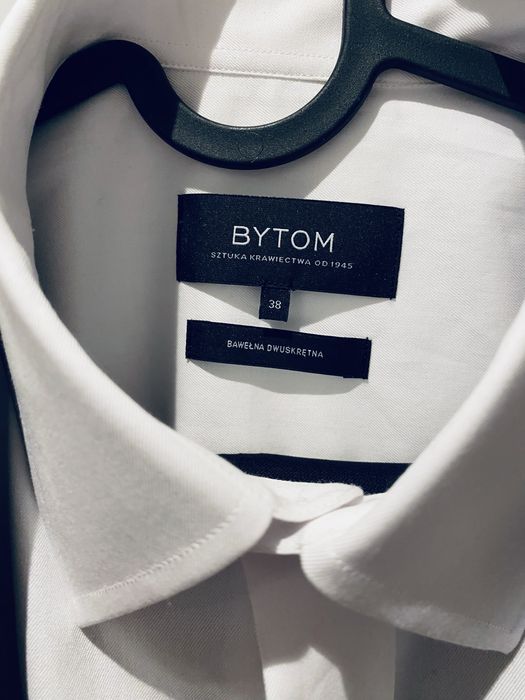 Nowy Garnitur BYTOM 170/92, spodnie 170/80, koszula 38 + poszetka