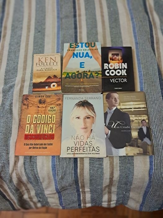Livros em muito bom estado alguns nem lidos foram a partir de 5€