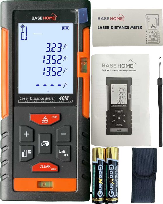 Dalmierz 40 m kątomierz cyfrowy miernik poziomica laserowa Basehome