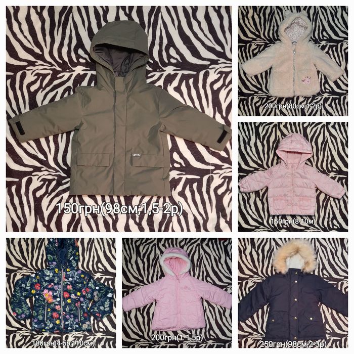 Куртки зимові для дівчат