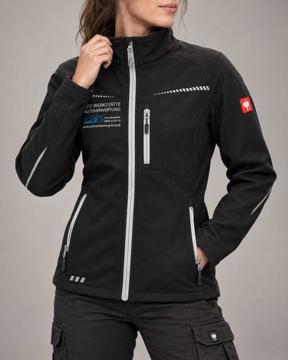 Куртка унісекс Engelbert Strauss Softshell чорна розмір S