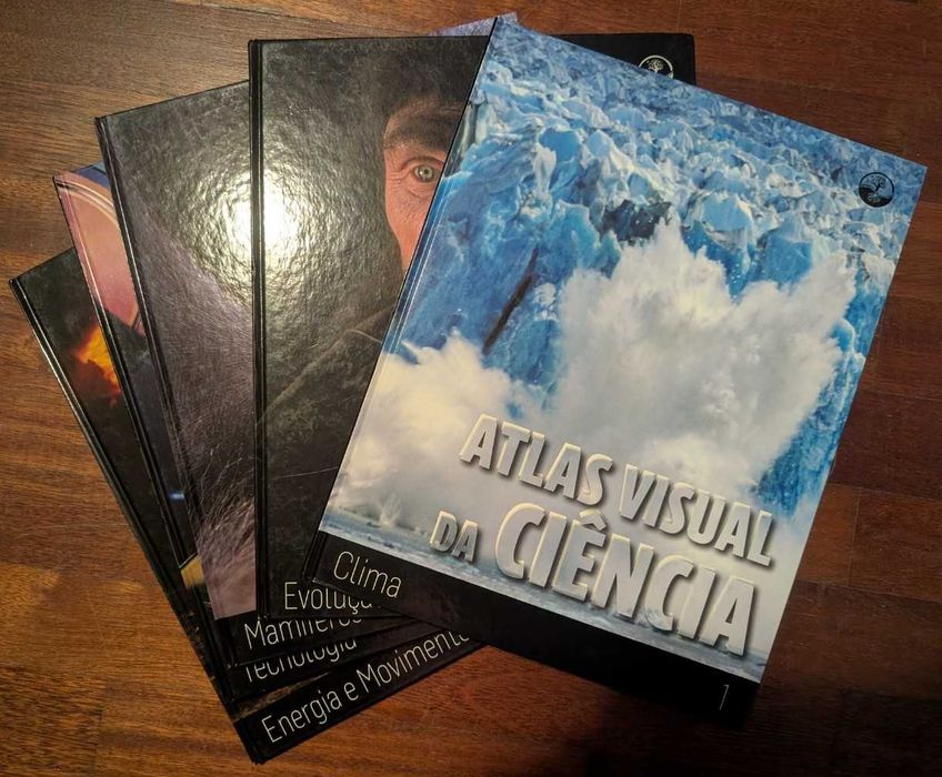 “Atlas Visual da Ciência” (5 volumes) Novos