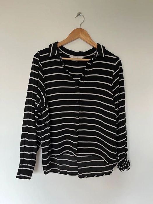 Koszula Part Two w czarno-białe paski, rozm. 38