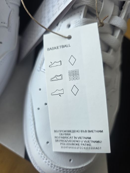 Buty adidas  wysokie białe