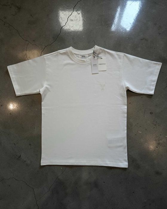 AMI Biała Bawełna 100% Tshirt Koszulka L XL XXL Męska