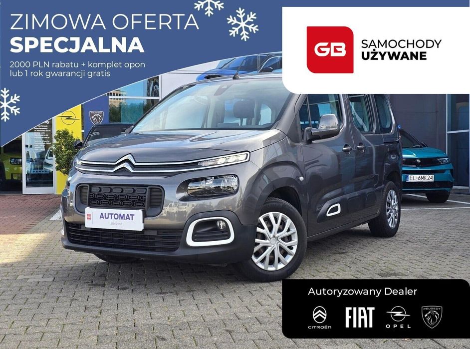 Citroën Berlingo 1.2 130KM automat Feel Salon PL, serwisowany.