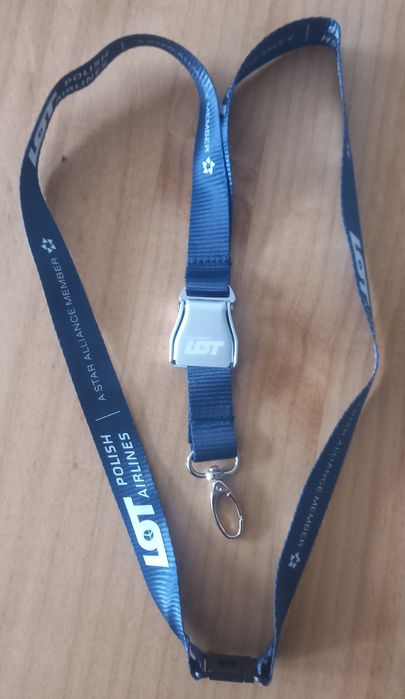 Smycz lotnicza PLL LOT pas lotniczy