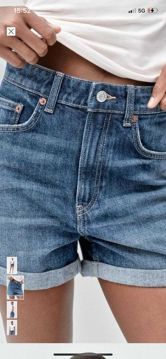 Шорти джинсові бермуди ZARA 38 р