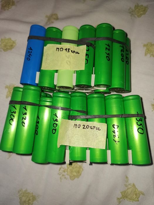 Аккумуляторы 18650 Sony,Samsung