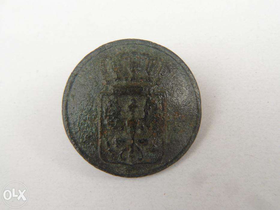 Stary przedwojenny Pruski GUZIK wojskowy