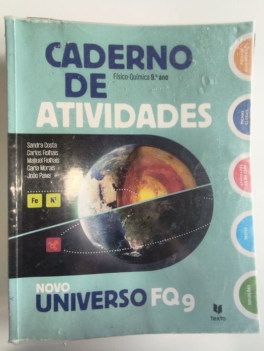 Novo Universo FQ 9 (manual e ca) Físico-Química 9º ano