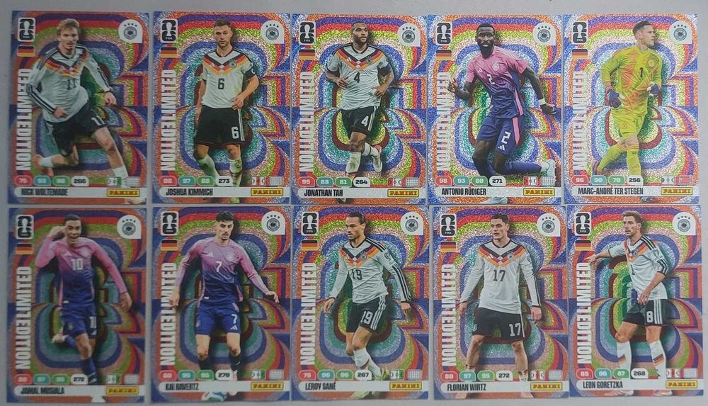 (Actualizado 17/06) Panini Adrenalyn Fifa 2026 - Cartas Limited Edition - Escolha as suas faltas