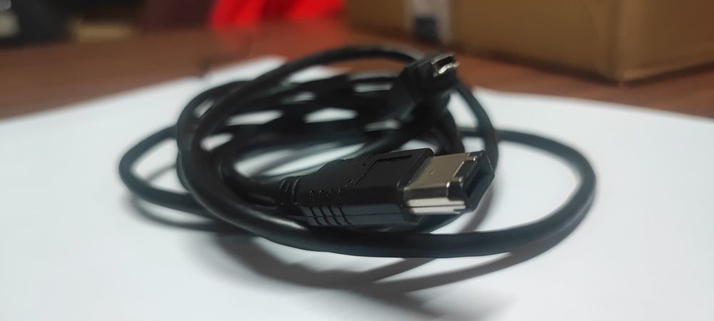 Cabo câmara filmar ieee 400 6pin