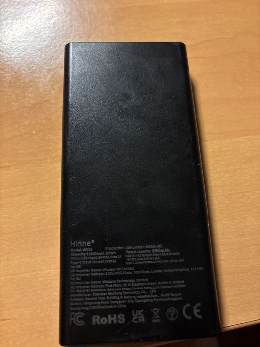 Powerbank capacidade 10000kw