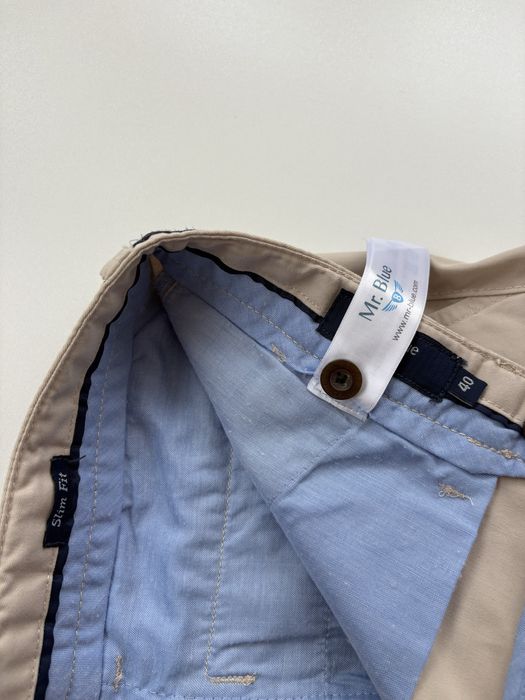 Calças bege Mr. Blue