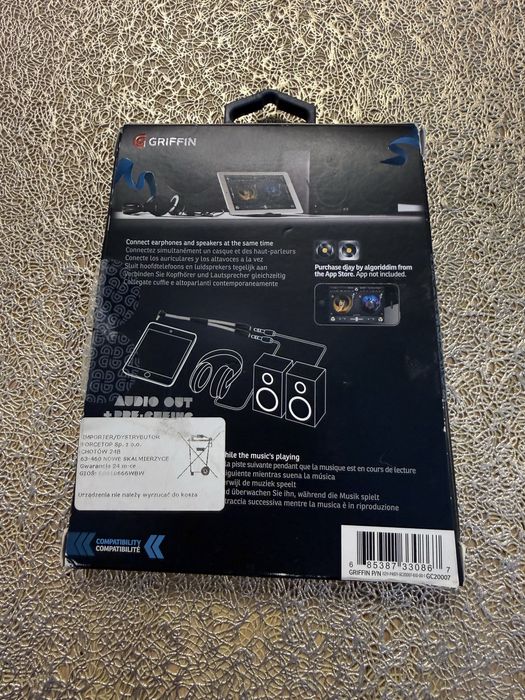 Griffin DJ Cable - kabel do aplikacji djay Algoriddim - GC20007