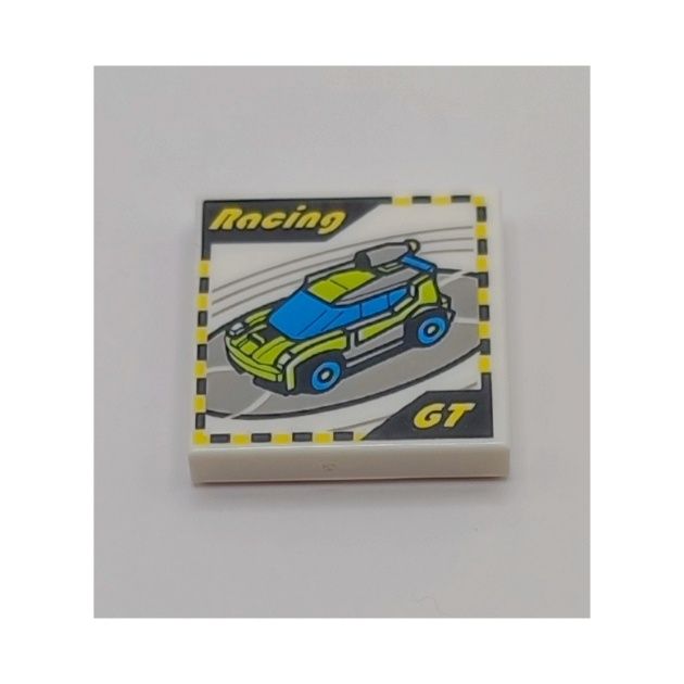 LEGO 3068pb1141 Płytka 2x2 Gra GT Race 1 szt