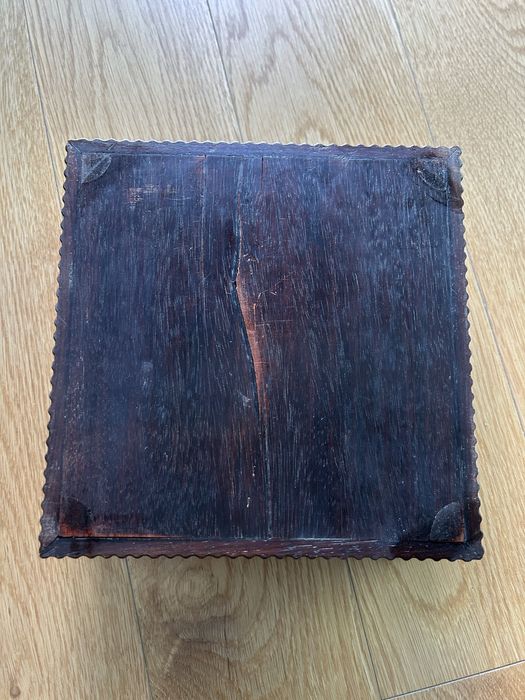 Guarda-joias Pau Santo/Prata