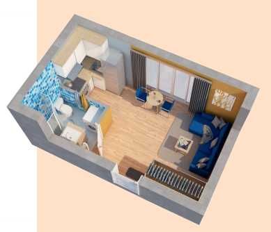 1-room apartment apartment by the address (area 16,1 m²) - Atlanta.ua - photo 6