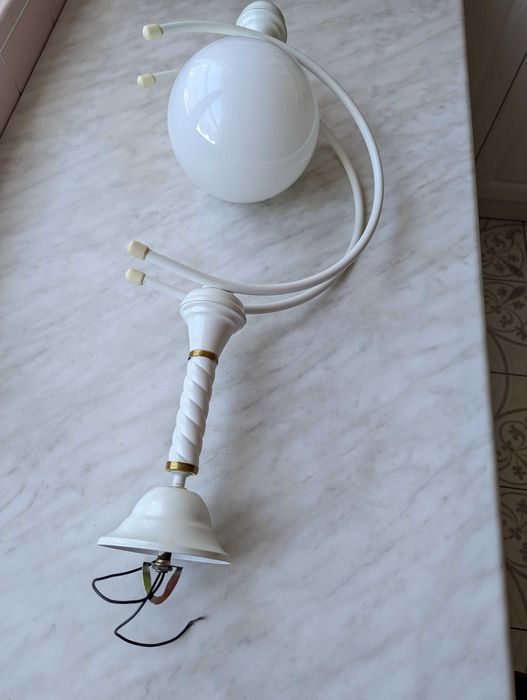 Lampa zwisająca na dużą żarówkę - klosz przeźroczysty